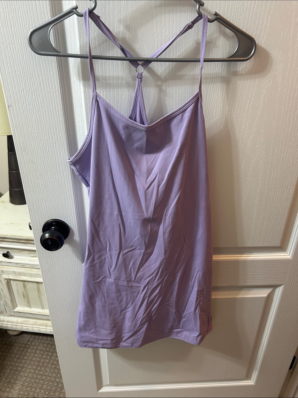 Women’s Lavender athletic dressTank - Lightweight Spaghetti Strap Athletic dress